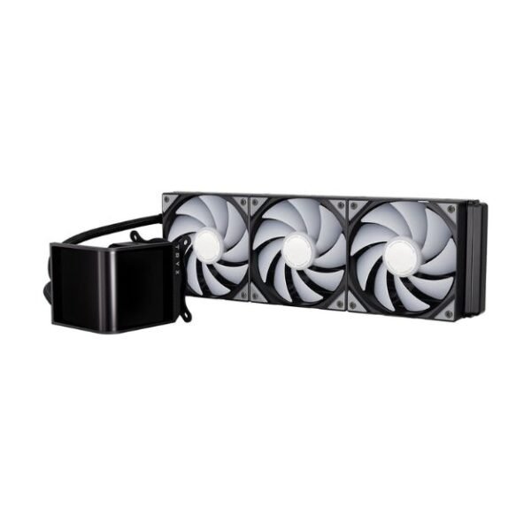 TRYX PANORAMA SE ARGB 360 Black CPU Liquid Cooler – 2.4" Rotatable AMOLED Screen, High-Performance 360mm AIO Cooling, PWM Fans & Dynamic RGB Lighting