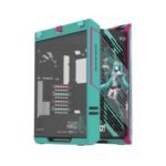 ASUS ROG Strix Helios II Hatsune Miku Edition EATX Mid-Tower Case – Tempered Glass, 4× 140mm Fans, 420mm Radiator Support, USB 20Gbps Type-C, Up to 450mm GPU