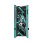 ASUS ROG Strix Helios II Hatsune Miku Edition EATX Mid-Tower Case – Tempered Glass, 4× 140mm Fans, 420mm Radiator Support, USB 20Gbps Type-C, Up to 450mm GPU