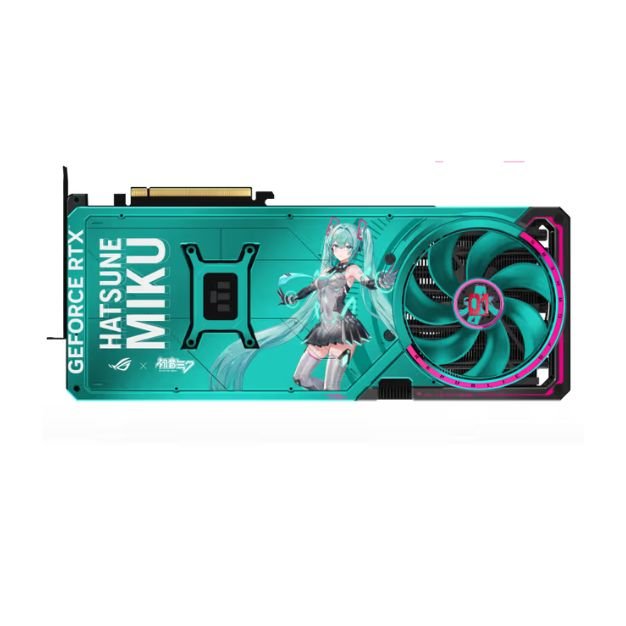 ASUS ROG Astral GeForce RTX 5080 16GB GDDR7 OC Hatsune Miku Edition Graphics Card โ PCIe 5.0, 10752 CUDA Cores, 30Gbps 256-bit, 1801 AI TOPs ASUS ROG Astral GeForce RTX 5080 16GB GDDR7 OC Hatsune Miku Edition Graphics Card โ PCIe 5.0, 10752 CUDA Cores, 30Gbps 256-bit, 1801 AI TOPs