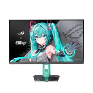ASUS ROG Strix XG27ACMEG-G Hatsune Miku Edition 27" Gaming Monitor – 2K 2560x1440, 260Hz OC, 0.3ms, Fast IPS, USB Type-C, G-Sync