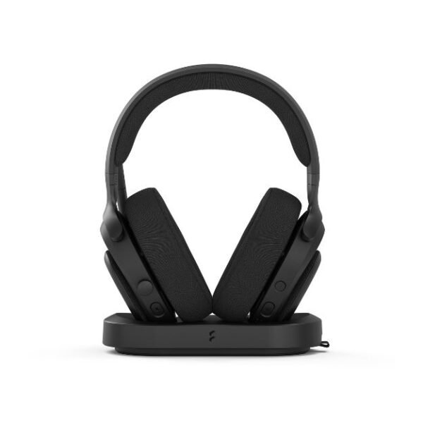 Fractal Design Scape Dark Wireless Gaming Headset – Black, RGB Lighting, Noise-Cancelling Mic, Ultra-Low Latency