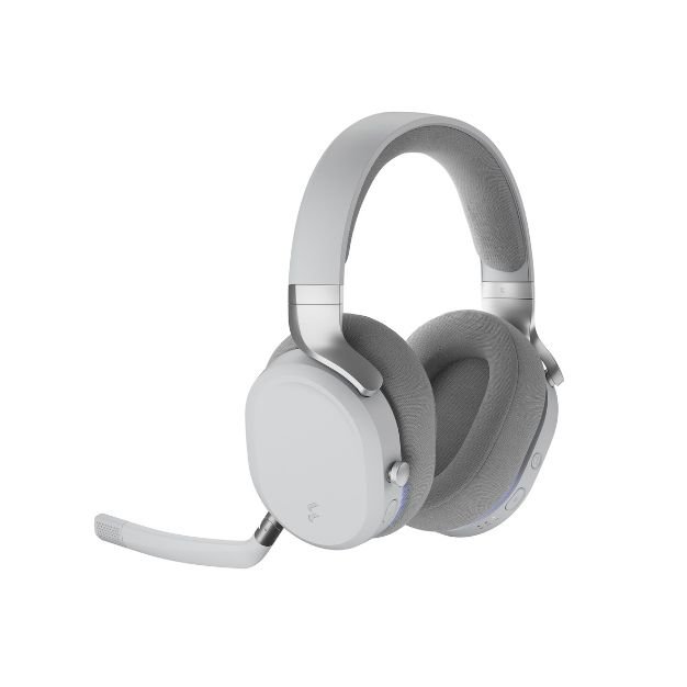 Fractal Design Scape Light Wireless Gaming Headset – White, RGB Lighting, Noise-Cancelling Mic, Ultra-Low Latency