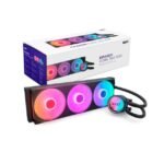 NZXT Kraken Core 360 RGB Liquid CPU Cooler – 360mm Radiator, F360 RGB Core Fans, 2400 RPM, High Airflow, Black