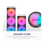 NZXT Kraken Core 360 RGB Liquid CPU Cooler – 360mm Radiator, F360 RGB Core Fans, 2400 RPM, High Airflow, Black
