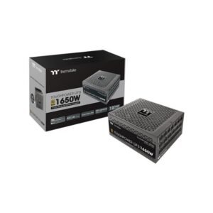 Thermaltake Toughpower GF3 1650W Power Supply – 80 PLUS Gold, Fully Modular, ATX 3.0, PCIe Gen 5 12VHPWR, Black