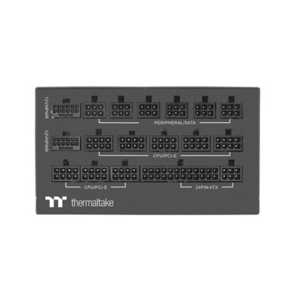 Thermaltake Toughpower GF3 1650W Power Supply – 80 PLUS Gold, Fully Modular, ATX 3.0, PCIe Gen 5 12VHPWR, Black