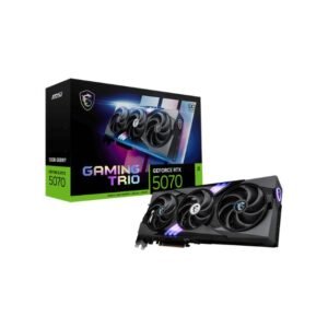 MSI GeForce RTX™ 5070 12G GAMING TRIO OC Graphics Card – 12GB GDDR6, Triple Fan, DLSS 4, Ray Tracing