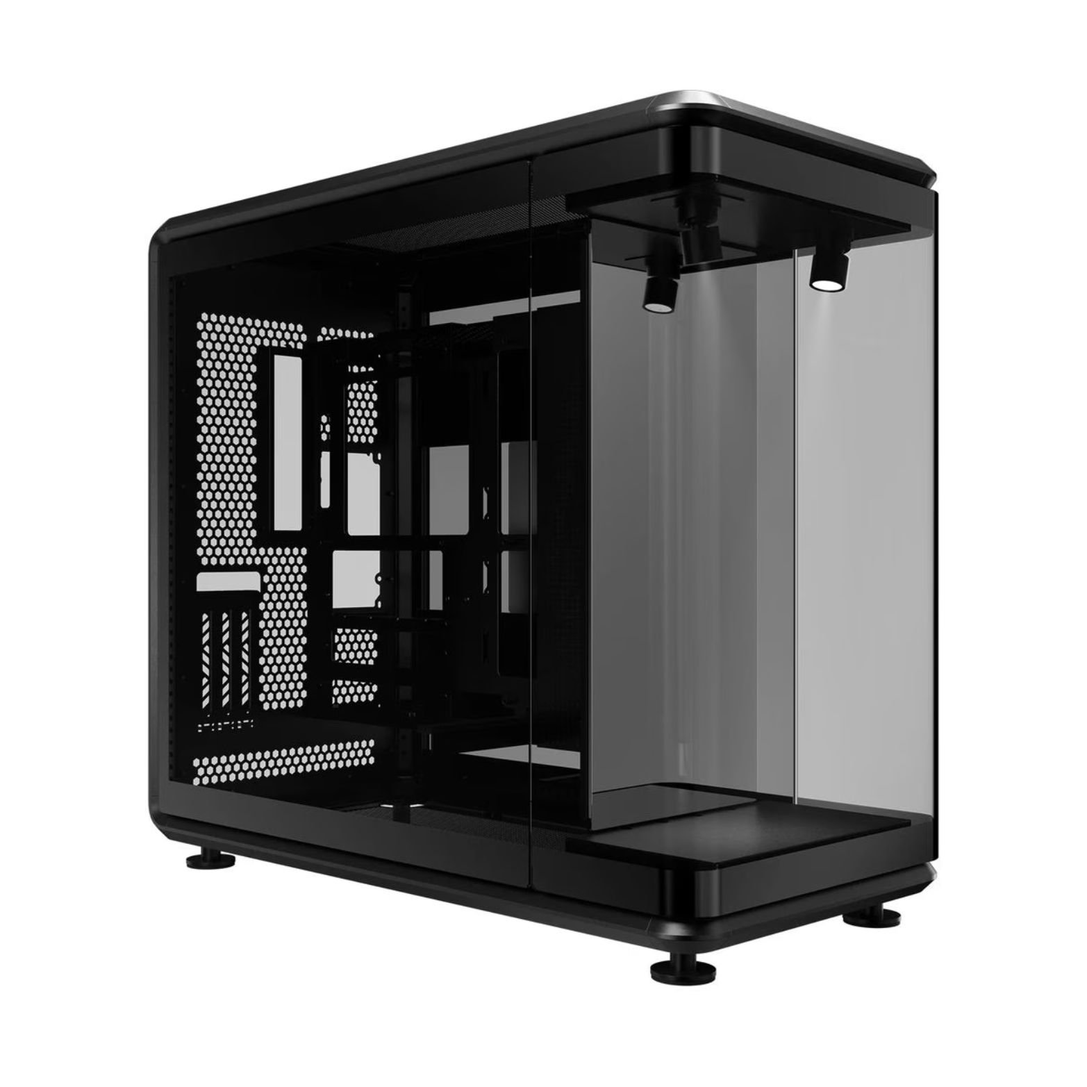 Cooler Master MasterFrame 360 Panorama Open-Air Showcase Case – Dual 360mm Radiator Support, DIY Tank & Pump Bracket