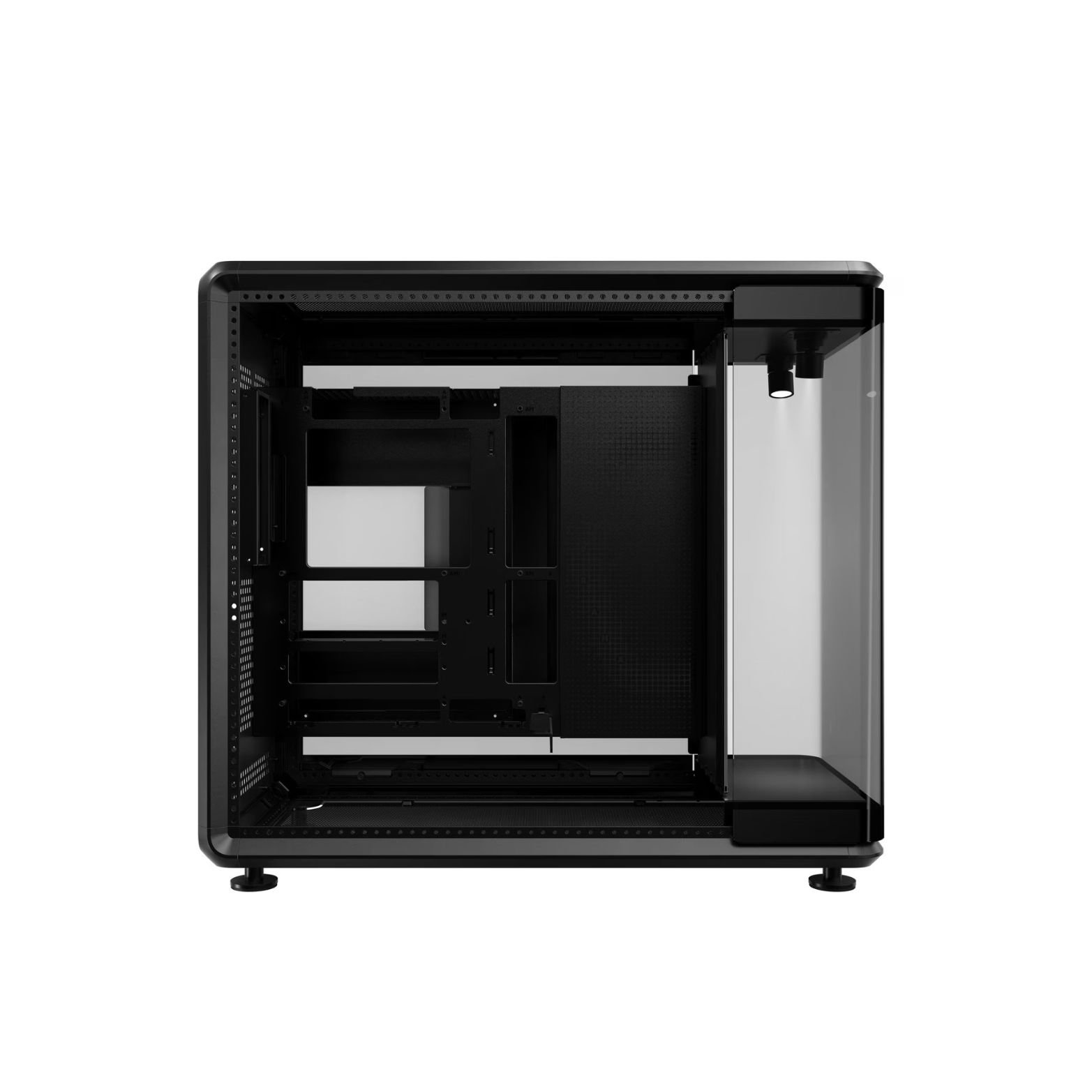 Cooler Master MasterFrame 360 Panorama Open-Air Showcase Case – Dual 360mm Radiator Support, DIY Tank & Pump Bracket