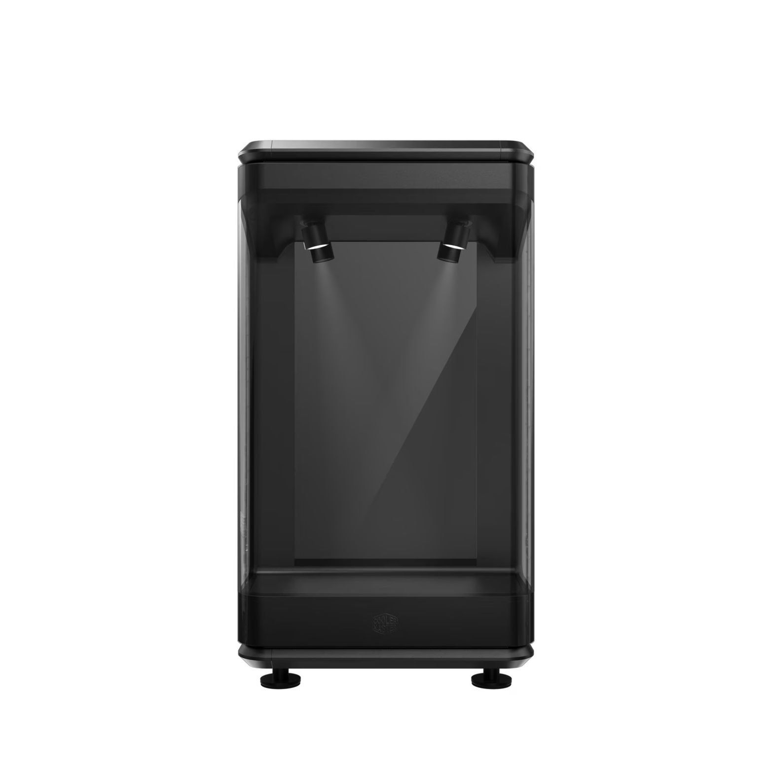 Cooler Master MasterFrame 360 Stage LCD Open-Air Showcase Case – Dual 360mm Radiator Support, Built-in LCD & ARGB Spotlights