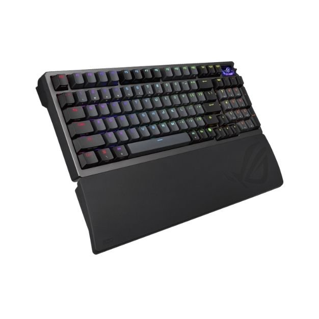 ASUS ROG Azoth 96 HE Gaming Keyboard – Magnetic Switches, 8K Polling, OLED Display, Tri-Mode Wireless, Black