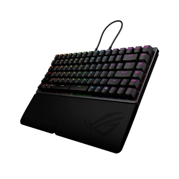 ASUS ROG Falcata 75% Split Wireless Gaming Keyboard – Hot-Swap HFX V2 Magnetic Switches, Rapid Trigger, 8K Wireless, Tri-Mode