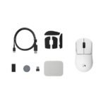 Logitech PRO X SUPERLIGHT 2c Wireless Gaming Mouse – LIGHTSPEED, HERO 2 Sensor, Ultra-Lightweight, White