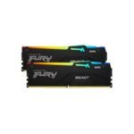 Kingston FURY Beast RGB 64GB (2×32GB) DDR5 6000MT/s RAM – CL30, AMD EXPO & Intel XMP 3.0, Black Kingston FURY Beast RGB 64GB (2×32GB) DDR5 6000MT/s RAM – CL30, AMD EXPO & Intel XMP 3.0, Black