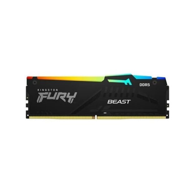Kingston FURY Beast RGB 64GB (2Γ32GB) DDR5 6000MT/s RAM β CL30, AMD EXPO & Intel XMP 3.0, Black Kingston FURY Beast RGB 64GB (2Γ32GB) DDR5 6000MT/s RAM β CL30, AMD EXPO & Intel XMP 3.0, Black