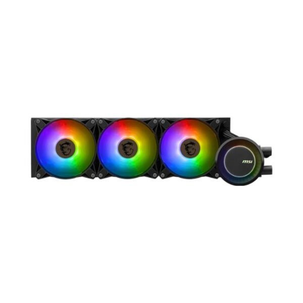 MSI MAG CORELIQUID E360 Black – 360mm AIO Liquid CPU Cooler, ARGB Fans, High Performance Cooling