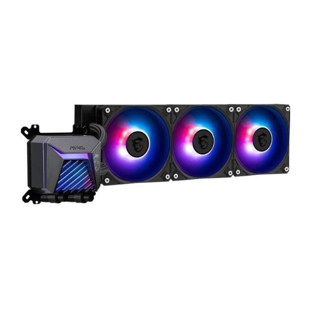 MSI MAG CORELIQUID A15 360 – 360mm AIO Liquid CPU Cooler, ARGB Fans, High-Efficiency Cooling