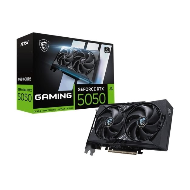GeForce RTX™ 5050 8GB GAMING Graphics Card – GDDR6, Ray Tracing, DLSS, PCIe