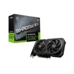 MSI GeForce RTX™ 5060 Ti 16G SHADOW 2X OC PLUS Graphics Card – 16GB GDDR7, Dual Fan, DLSS 4, Ray Tracing