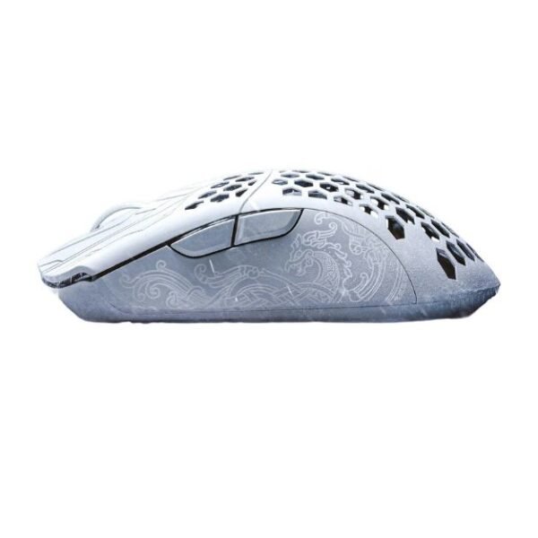 Finalmouse UltralightX (ULX) Frostlord Wireless Gaming Mouse – 33g Carbon Fiber, 8000Hz Polling, PixArt Sensor, Medium