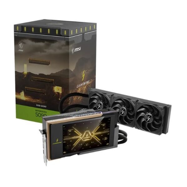 MSI GeForce RTX 5090 Lightning Z 32GB GDDR7 Graphics Card – PCIe 5.0, Extreme OC, Flagship GPU