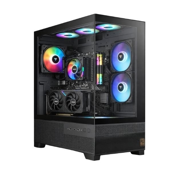 Intel Core i5-14400F Gaming PC | ASUS RTX 5050 8GB | 16GB DDR4 RGB | 1TB NVMe PCIe 4.0 | RGB Case Intel Core i5-14400F Gaming PC | ASUS RTX 5050 8GB | 16GB DDR4 RGB | 1TB NVMe PCIe 4.0 | RGB Case
