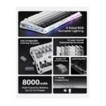 GravaStar Mercury K1 75% Wireless Mechanical Gaming Keyboard – Aluminum Alloy Exoskeleton, Hot-Swap, RGB Backlit GravaStar Mercury K1 75% Wireless Mechanical Gaming Keyboard – Aluminum Alloy Exoskeleton, Hot-Swap, RGB Backlit