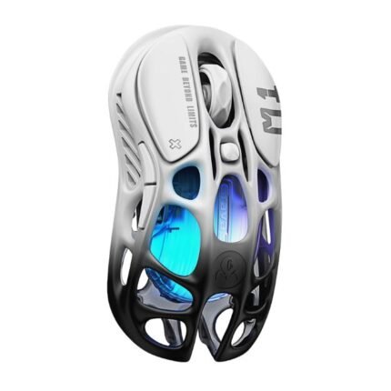 GravaStar Mercury M1 Pro Wireless Gaming Mouse – 26,000 DPI PAW3395DM Sensor, Magnesium Alloy, Tri-Mode, 200H Battery – Gradient Black