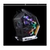 WJCoolMan Soul Battleship Signature ARGB Gaming Case – White | 7 Pre-Installed ARGB Fans | Mid-Tower PC Case