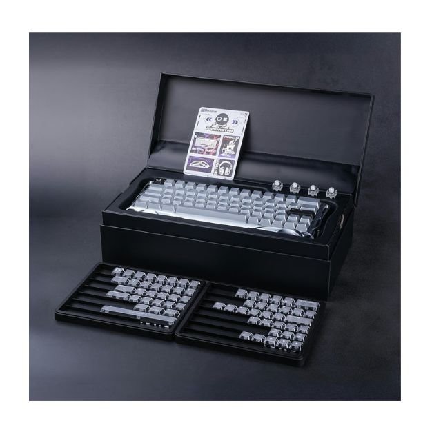 GravaStar Mercury V60 Pro Deluxe Edition Aluminum Magnetic Gaming Keyboard – 8KHz Polling Rate, Dual Keycap Gift Set, Chrome Silver GravaStar Mercury V60 Pro Deluxe Edition Aluminum Magnetic Gaming Keyboard – 8KHz Polling Rate, Dual Keycap Gift Set, Chrome Silver