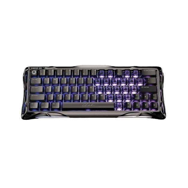 GravaStar Mercury V60 Pro Gunmetal Edition – Aluminum Magnetic Gaming Keyboard, 8KHz Polling Rate, Dual Keycap Gift Set (V60 Pro Deluxe)